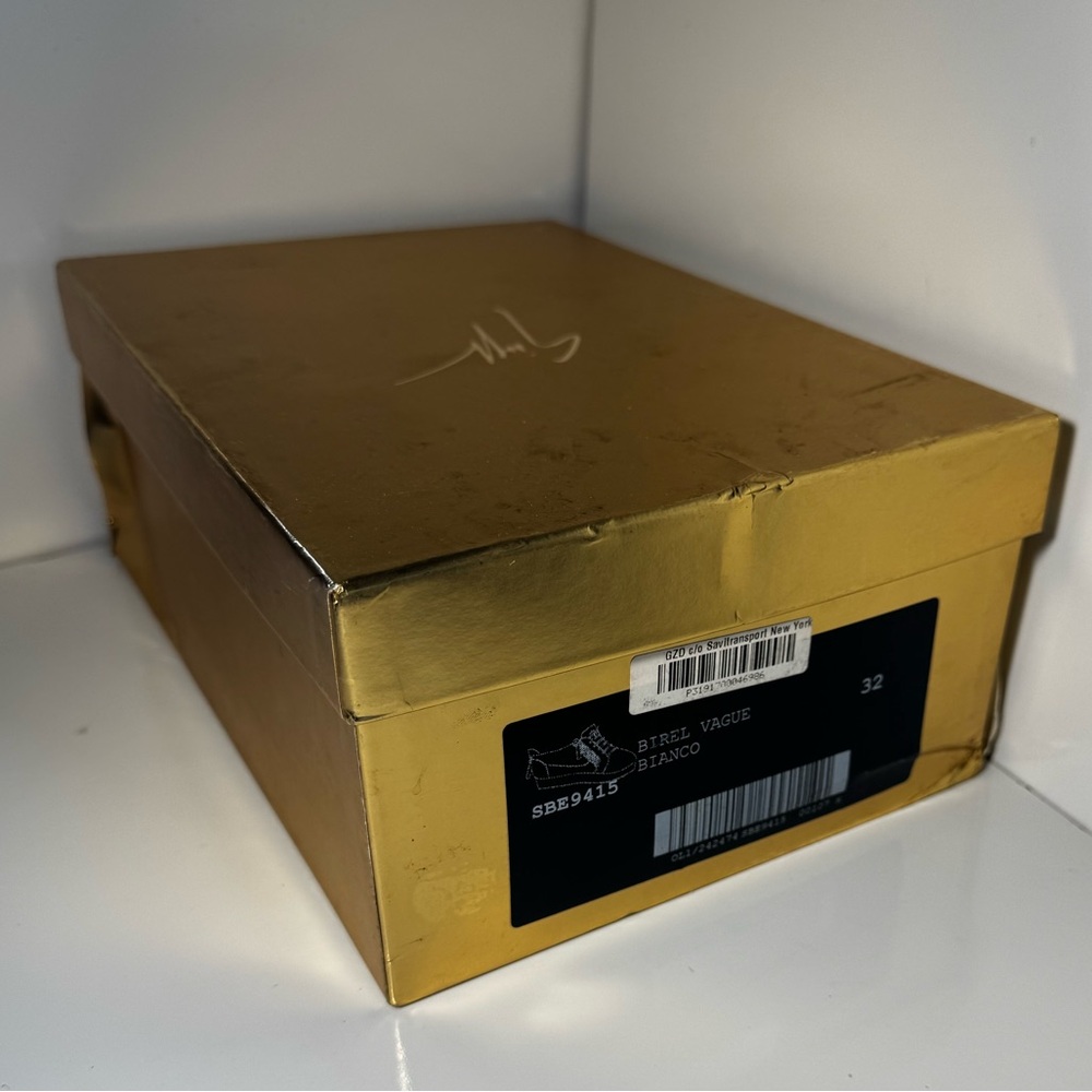 Giuseppe Zanotti Frankie Fluo Jr “White Fluorescent Yellow” Size 32 (EU) - Picture 13 of 13